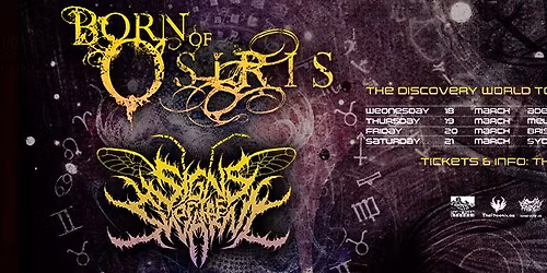 BORN OF OSIRIS + SIGNS OF THE SWARM @ BRIGHTSIDE, BRISBANE