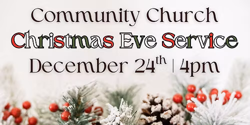 Community Christmas Eve Service