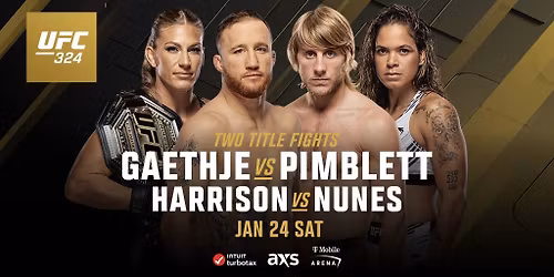 UFC 324: Gaethje vs Pimblett