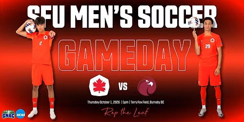 SFU Men's Soccer vs. Seattle Pacific University