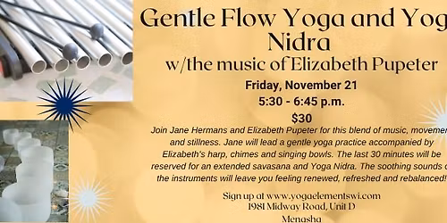 Gentle Flow Yoga and Yoga Nidra w\/Jane and Elizabeth