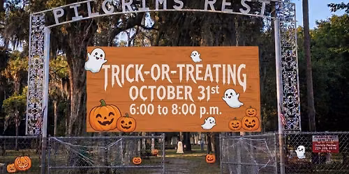 Trick-or-treat with Pilgrims Rest Cemetery 