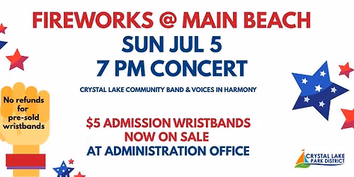 Crystal Lake Fireworks Celebration