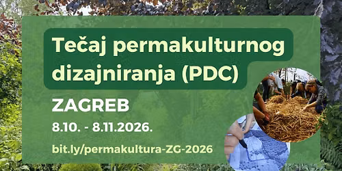 Te\u010daj permakulturnog dizajniranja (PDC), Zagreb 2026.