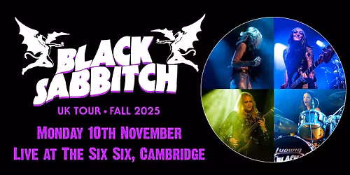 BLACK SABBITCH - The All Female Black Sabbath LIVE @ THE SIX SIX, CAMBRIDGE