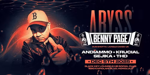 Abyss DNB - Benny Page (Dub Shotta | Jungle Cakes - UK)