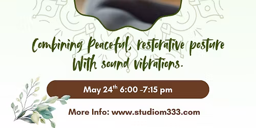Restorative Yoga & Sound