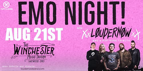 Emo & Pop Punk Night w\/ LOUDERNOW at The Winchester