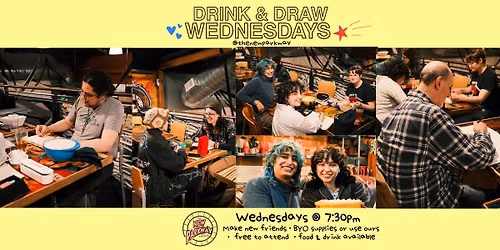 FREE DRINK & DRAW WEDS @ The New Parkway Theater *Make New Friends*
