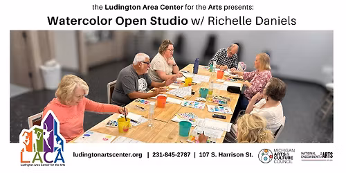 Watercolor Studio w\/ Richelle Daniels (Every Saturday)