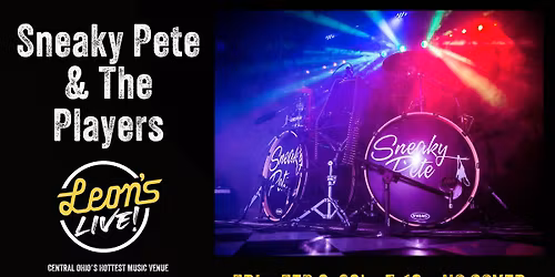 Sneaky Pete & The Players at Leon's Live