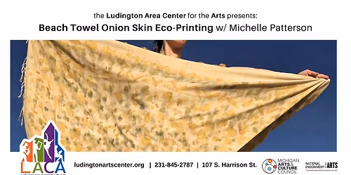 Beach Towel Onion Skin Eco-Printing w\/ Michelle Patterson