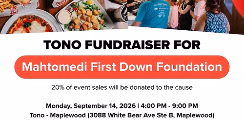 Tono's Football Fundraiser