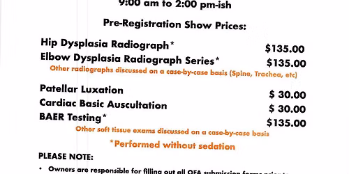 Council Bluffs Kennel Club Dog Show Health Clinic