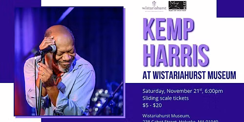 Kemp Harris concert at Wistariahurst Musuem