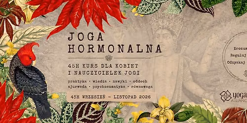 Joga Hormonalna – 45h kurs dla kobiet i nauczycielek jogi