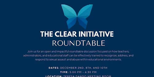 The CLEAR Initiative -- Education Roundtable 3