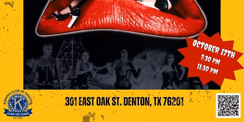 Denton Noon Kiwanis Presents: The Rocky Horror Picture Show
