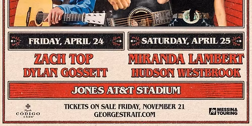 George Strait  Miranda Lambert & Hudson Westbrook