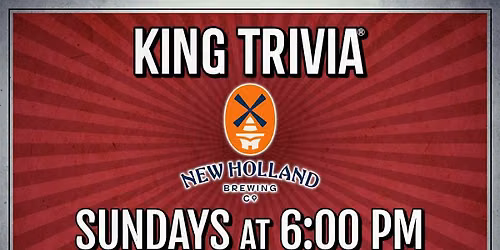 Trivia Night at New Holland Brewing (Pub on 8th)