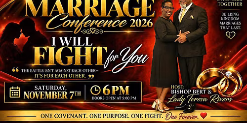 West Tennessee Marriage Conference 2026 "I Will Fight For You"