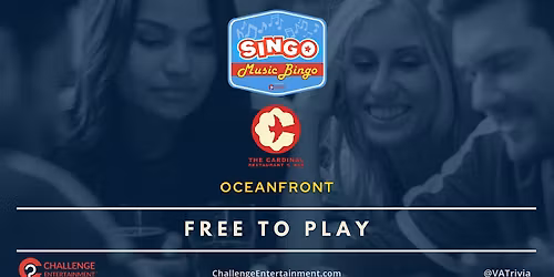 Weekly SINGO Music Bingo Nights at The Cardinal - Oceanfront