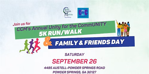 CCM Annual 5K + Friends & Family Day