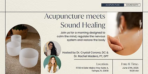 Acupuncture meets Sound Healing