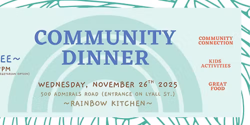 Community Dinner @ Rainbow Kitchen