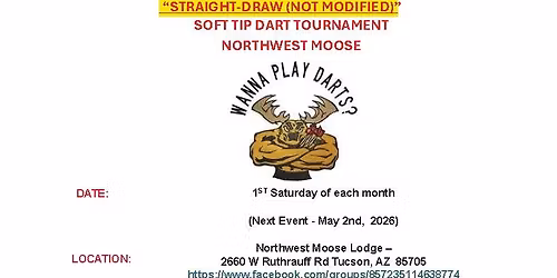 Tucson - Saturday - NON MODIFIED - Soft Tip Dart Tournament