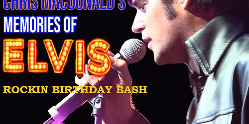 Chris MacDonalds Memories Of Elvis In Concert at Barbara B. Mann Performing Arts Hall