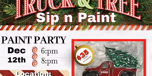 South Charleston Farmers Market (Sip n Paint) Truck n Tree