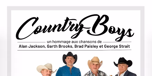 JOLIETTE, QC. - Hommage \u00e0 ALAN JACKSON, GARTH BROOKS, BRAD PAISLEY et GEORGE STRAIT