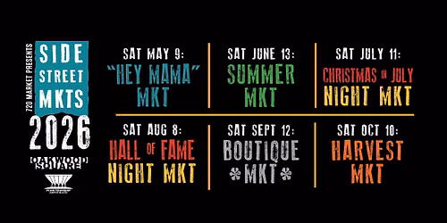 SidestreetMKTS Second Saturdays 2026