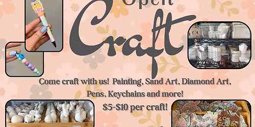 Open Crafting at Our Creative Marketplace WAPAKONETA