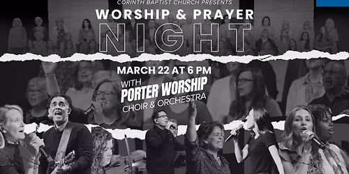 Worship & Prayer Night with Porter Worship!