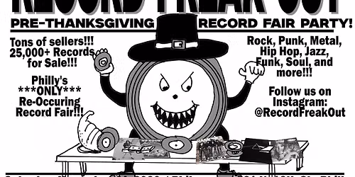 PHILLY RECORD FREAK OUT AT PHILAMOCA! 25,000+ LPS FOR SALE!