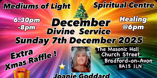 Demonstration with Joanie Goddard at Mediums Of Light Spiritual Centre