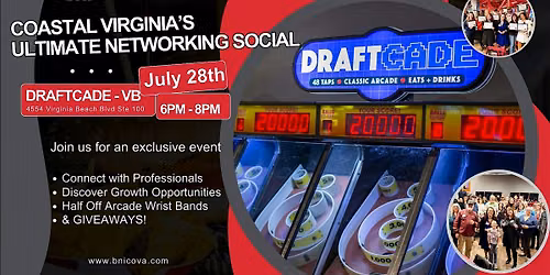 COVA'S Ultimate Networking Social @ Draftcade VB