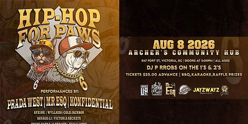 Hip Hop For Paws 6 All ages Victoria