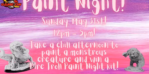 May 31st Paint Night
