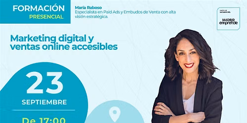 FORMACI\u00d3N PRESENCIAL I Marketing digital y ventas online accesibles
