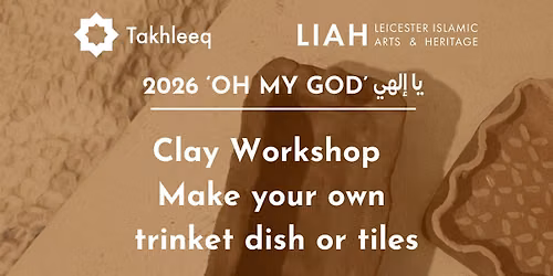 Leicester: Clay Workshop - create your own trinket dish or tiles