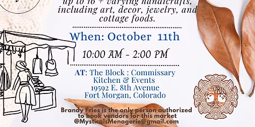 Morgan County Makers Market - October