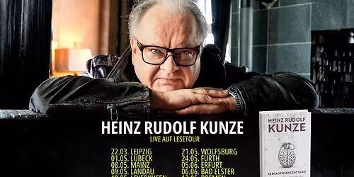 Heinz Rudolf Kunze liest | Gebrauchsgegenstand | Bremen