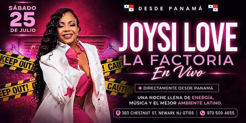 La Factoria Joysi Love en vivo en New Jersey
