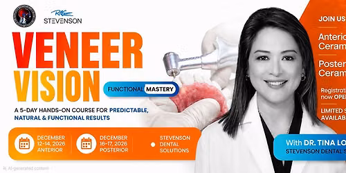 Veneer Vision | FUNCTIONAL MASTERY-Anterior and Posterior Ceramic 