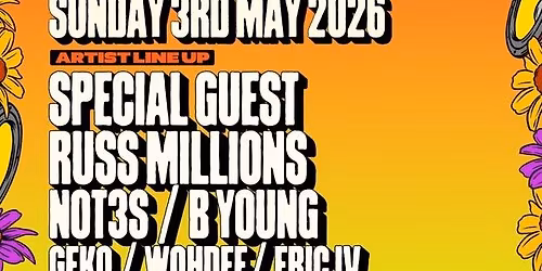 R.U.M IN THE SUN 2026 SUNDAY MAY 3RD