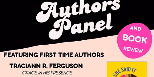 SFBRs 3rd Annual Authors Panel and In Person Book Review