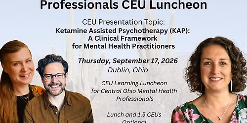 September - Central Ohio Mental Health Professionals CEU Luncheon 
